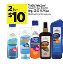 Dollar General Studio Selection Suncare3-8 oz offer