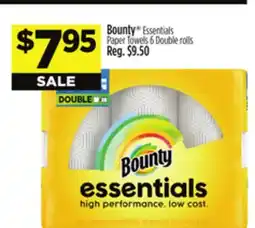 Dollar General Bounty Essentials Paper Towels offer