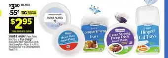 Dollar General Smart & Simple or True Living offer
