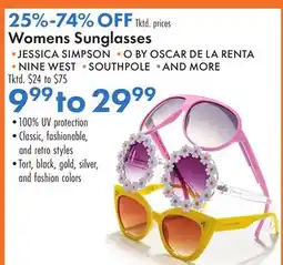 Boscov's Womens Sunglasses offer