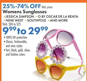 Boscov's Womens Sunglasses offer