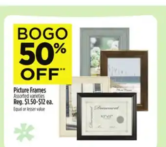 Dollar General Picture Frames offer