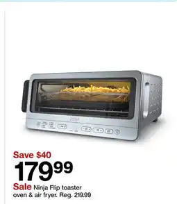 Target Ninja Flip toaster oven & air fryer offer