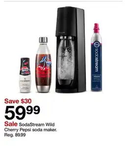 Target SodaStream Wild Cherry Pepsi soda maker offer