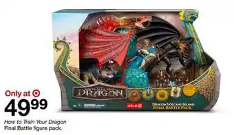 Target How to Train Your Dragon Final Battle figure pack offer