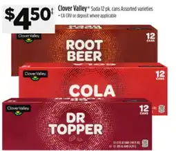 Dollar General Clover Valley Soda offer