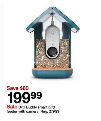 Target Bird Buddy smart bird feeder with camera offer