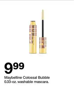 Target Maybelline Colossal Bubble 0.33-oz. washable mascara offer