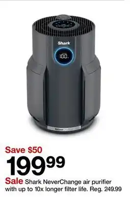 Target Shark NeverChange air purifier offer
