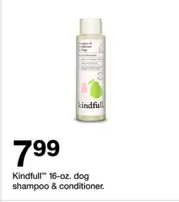 Target Kindfull 16-oz. dog shampoo & conditioner offer