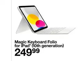 Target Magic Keyboard Folio for iPad (10th generation) offer