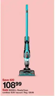 Target BISSELL ReadyClean cordless 10.8V vacuum offer