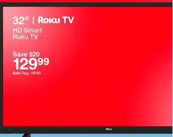 Target 32 | Roku TV HD Smart Roku TV offer
