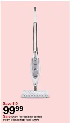 Target Shark Professional corded steam pocket mop offer