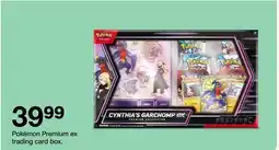 Target Pokémon Premium ex trading card box offer