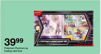 Target Pokémon Premium ex trading card box offer