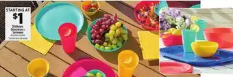 Dollar General Drinkware, Dinnerware or Serveware offer