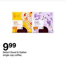 Target Select Good & Gather single cup coffee offer