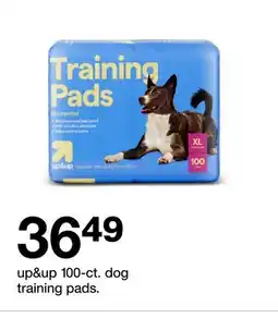 Target up & up 100-ct. dog training pads offer