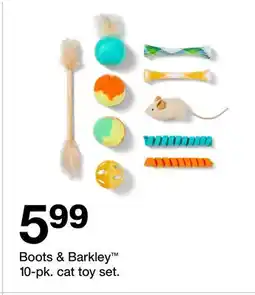 Target Boots & Barkley 10-pk. cat toy set offer