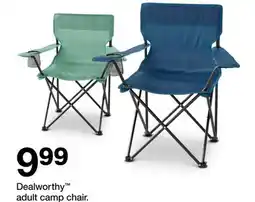 Target Dealworthy adult camp chair offer