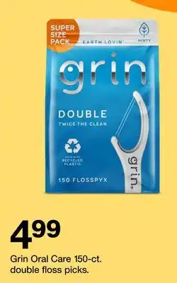 Target Grin Oral Care 150-ct. double floss picks offer