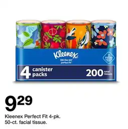 Target Kleenex Perfect Fit 4-pk. 50-ct. facial tissue offer