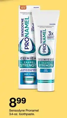 Target Sensodyne Pronamel 3.4-oz. toothpaste offer