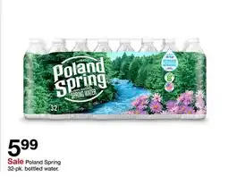 Target Poland Spring 32-pk. bottled water offer