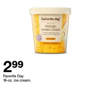 Target Favorite Day 16-oz. ice cream offer