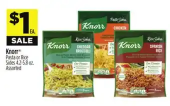 Dollar General Knorr Pasta or Rice Sides offer