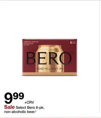 Target Select Bero 6-pk. non-alcoholic beer.‡ offer