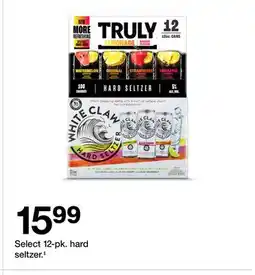 Target Select 12-pk. hard seltzer‡ offer