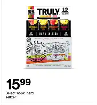 Target Select 12-pk. hard seltzer‡ offer