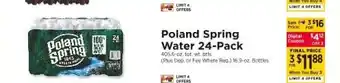 ShopRite Poland Spring Water 24-Pack offer