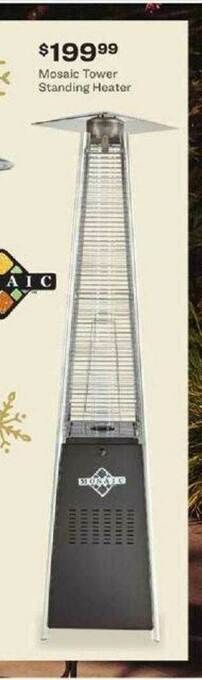 Academy Mosaic Tower Standing Heater offer