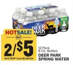 Food Lion Deer park spring water offer