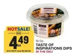 Food Lion Taste of inspirations dips offer