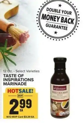 Food Lion Taste of inspirations marinade offer