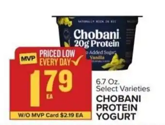 Food Lion Chobani protein yogurt offer