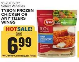 Food Lion Tyson frozen chicken or any'tizers wings offer