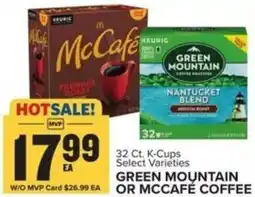 Food Lion Green mountain or mccafé coffee offer
