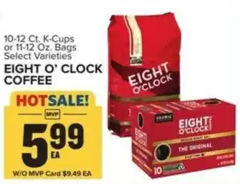 Food Lion Eight o'clock coffee offer