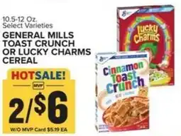 Food Lion General mills toast crunch or lucky charms cereal offer