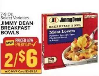 Food Lion Jimmy dean breakfast bowls offer