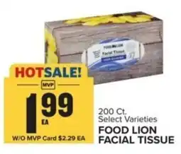 Food Lion Food lion facial tissue offer