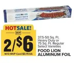 Food Lion Food lion aluminum foil offer
