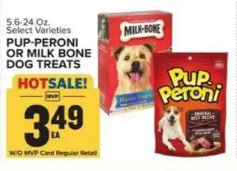 Food Lion Pup-peroni or milk bone dog treats offer