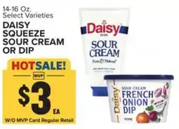 Food Lion Daisy squeeze sour cream or dip offer
