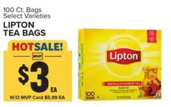 Food Lion Lipton tea bags offer